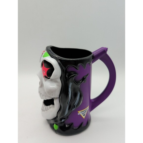 Monster Jam Grave Digger Skull Mug Cup Handle Monster Trucks Eyes Light Up WORKS - Picture 6 of 10